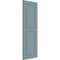 Ekena Millwork True Fit PVC Two Equal Raised Panel Shutters, Peaceful Blue, 12W x 32H, PR TFP101RPF12X032SB - alternate 7
